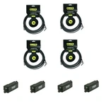4 Elite Core 18' Ft Headphone Extension Cable & Bodypack W/vc For Aviom A-16II. Fixed Price $199.92.