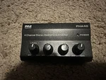 4-CHANNEL Portable Stereo Headphone Amp Pyle PHA40. Fixed Price $8.50.