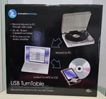 Innovative Tech Usb Turntable Convert Vinyl 33-45-78 To Lp MP3 Computer Nib. Fixed Price $82.99.
