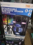 Technical Pro XP152PKG 15" Rechargeable Bluetooth Led Speaker With Mic Stand. Fixed Price $140.00.