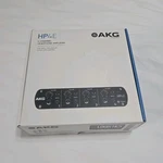 Akg HP4E 4-CHANNEL Tabletop Stereo Headphone Amplifier Black Trs Jack. Fixed Price $150.00.