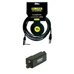 10' Headphone Extension Cable & Beltclip W/voulme Control For In Ear Aviom Mixer. Fixed Price $45.99.
