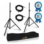 Pyle Pro Dj Pa Speaker Monitor Pole Mount Stands W/ 1/4" Cable Kit PMDK102. Fixed Price $60.99.