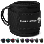 Gymreapers Ankle Strap (single) For Cable Machine Kickbacks, Single, Black. Fixed Price $14.57.