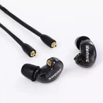 Shure SE215K Professional Live Sound Monitoring Headphones Black Earbuds. Fixed Price $46.99.