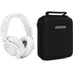 Audio-technica ATH-M50XWH White Closed-back Studio Monitoring Headphones And. Fixed Price $199.99.