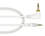 Pioneer HC-CA0701-W Coiled Cable For HDJ-S7 Headphones (white, 3.9'). Fixed Price $42.00.
