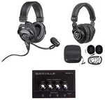 Audio Technica BPHS1 Over-ear Broadcast Headphones+studio HEADPHONES+4-WAY Amp. Fixed Price $279.95.