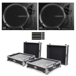 Reloop RP-5000 MK4 Professional Direct-drive Dj Turntables Pair W Cases. Fixed Price $1276.40.