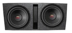 Pyle PLPW12D 12" 3200W 4-OHM Dvc Car Subwoofer And Dual Ported Enclosure. Fixed Price $182.99.