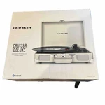Crosley Cruiser Deluxe, Three Speed Portable Turntable, CR8005DWS. Fixed Price $39.89.