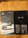 Sennheiser "ie 100 Pro" In-ear Monitoring Phones New Open Box Clear. Fixed Price $49.99.