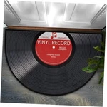 Music Vinyl Record Half Round Door Mat Non-slip Washable Circle PRINT16. Fixed Price $43.20.