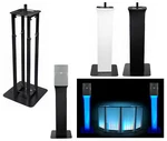 (1) Rockville Black Adjustable Totem Speaker Stand For Peavey. Fixed Price $199.95.