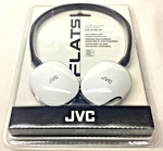 Jvc Black Foldable Ear Adjustable HA-S160-B Headphones 4' Cord Flats White. Fixed Price $14.98.
