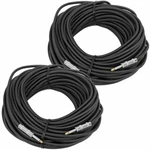 Seismic Audio New Pair 100 Foot 1/4" Speaker Cables Cords Wires Pa/dj. Fixed Price $124.99.