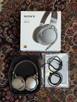 Sony MDR-1A/S Hi-res Audio 40MM Wired Stereo Headphones Silver/brown. Fixed Price $149.99.