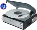 New Boytone BT-17TBC Turntable W/ Cassette Tape Deck & Headphone Jack Black. Fixed Price $69.00.