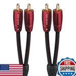 Audioquest Golden Gate Stereo Cable 4 Rca Plugs M. GOLDG0.6R. Fixed Price $253.70.