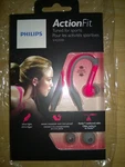 Philips SHQ3200PK/28 Actionfit Sports Earhook Headphones Pink. Fixed Price $65.00.