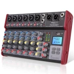 Pyle Professional 8-CHANNEL Bluetooth Wireless Dj Mixer +48V Phantom Power. Fixed Price $106.99.