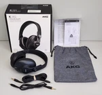Akg K361 Over-ear Closed Back 50MM Foldable Studio Headphones Black, Tested. Fixed Price $69.95.