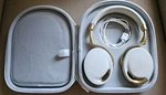 Parrot Zik Wireless Headphones First Gen *tested* White Bluetooth Case Cord. Fixed Price $65.00.