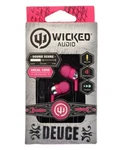 Wicked Audio 3.5MM Stereo In-ear Deuce Earbuds Headphones W/ Mic Iphone/galaxy. Fixed Price $9.99.