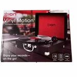 Audio Vinyl Motion Portable Suitcase Turntable/ Record Player Black Tested. Fixed Price $65.45.
