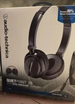 Audio-technica ATH-ANC20 Noise-cancelling On-ear Headphones. Fixed Price $9.99.