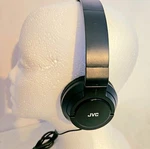 Jvc HA-SR185-B Lightweight Foldable Headphones With Microphone (black). Fixed Price $15.00.
