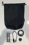Sony WI1000XM2 Blk Accessories- Audio Cable, Bag, Earbuds, Charger Plane Adapter. Fixed Price $40.45.