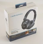 Audio-technica ATH-ANC9 Quietpoint Active Noise-canceling Wired Headphones. Fixed Price $40.00.