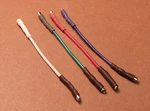 New 4 Colored Leads For Turntable Cartridge Headshell Wires Connectors. Fixed Price $14.95.
