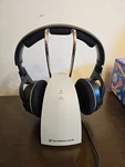 Sennheiser Tr 120 Tv Headphones Ear Wireless Rechargeable Dock Stand Tested. Fixed Price $29.75.