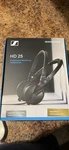Sennheiser Hd 25 Wired On-ear Noise Isolating Headphones Black Dj/studio. Fixed Price $299.95.