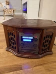 Innovative Technology ITRR-501 Wooden Recordable 5-IN-1 Music Center Turntable. Fixed Price $88.49.