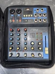 Pyle PMXU43BT 4-CHANNEL Bluetooth Studio Mixer And Case Untested. Fixed Price $24.00.
